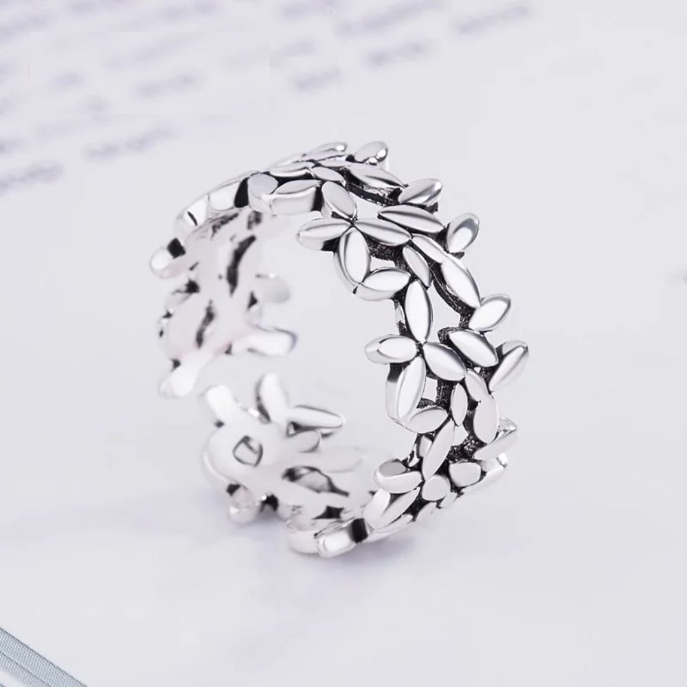 Ring Adjustable Minimalist 925 Sterling Silver - Picture 5 of 5